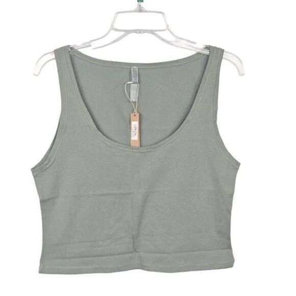 SKIMS COTTON CROPPED CAMI TOP NWT - Picture 1 of 9